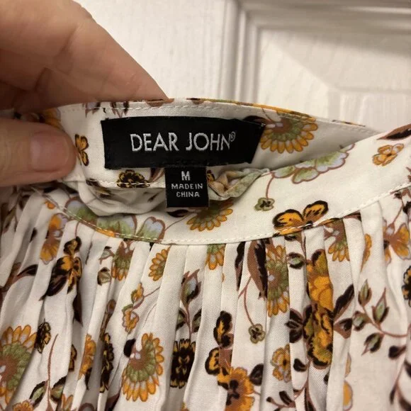 Floral Boho Blouse, M - Picture 5 of 7